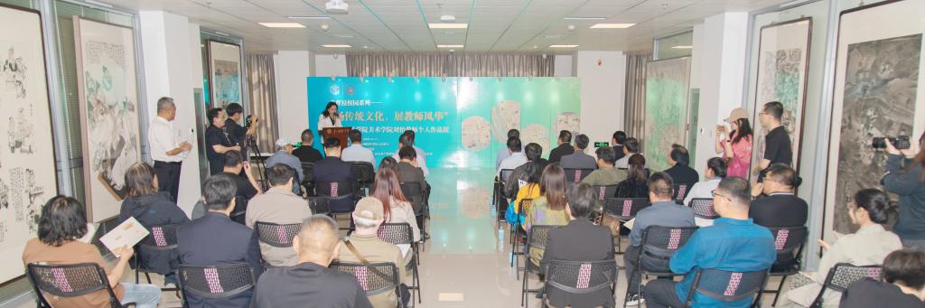 扬传统文化，展教师风采——刘怡教师作品展在白菜官网拉开帷幕
