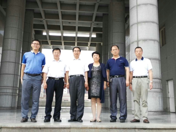 河北工程大学党委常委王林昌一行来白菜官网考察